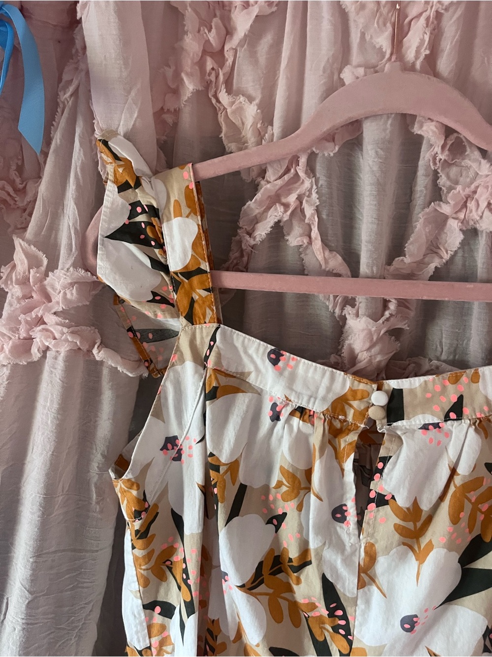 THML Floral Ruffle Babydoll Tank - Picture 9 of 9